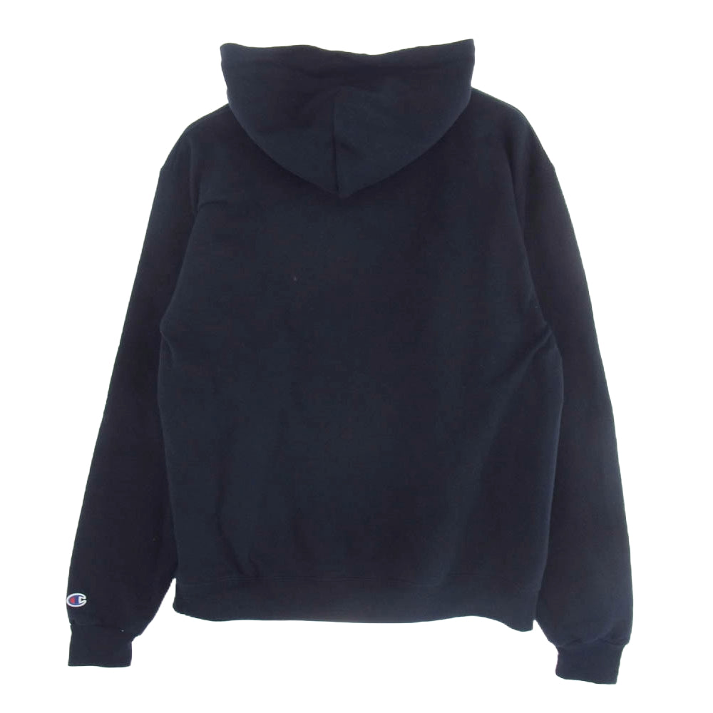 Champion チャンピオン AUTHENTIC ATHLETICWEAR YALE プルオーバー パーカー ネイビー系 M【中古】