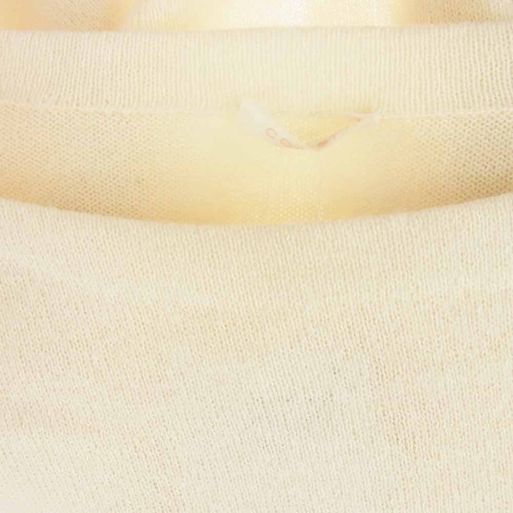 COMOLI コモリ 24SS Z01-06008 ウール 和紙 コモリ ニット オフホワイト系 F【新古品】【未使用】【中古】