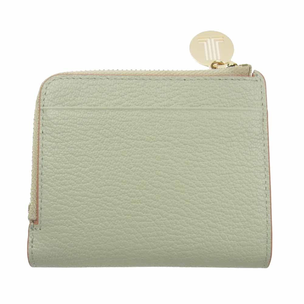 LANVIN en Bleu ランバンオンブルー 483902 リム レザーウォレット 2つ折り財布 グレー系【新古品】【未使用】【中古】