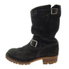 WESCO ウエスコ NV7710100 CUSTOM BOSS Engineer Boots カスタム ボス スエード エンジニア ブーツ ブラック系 8.5E【中古】