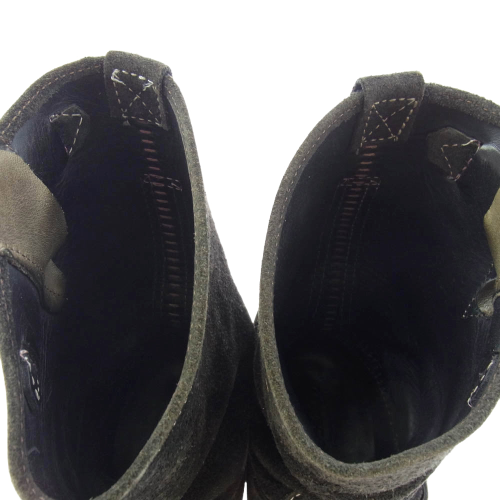 WESCO ウエスコ NV7710100 CUSTOM BOSS Engineer Boots カスタム ボス スエード エンジニア ブーツ ブラック系 8.5E【中古】