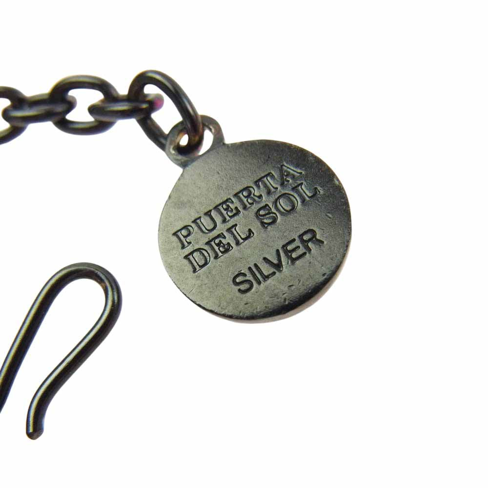 PUERTA DEL SOL プエルタデルソル シールド型 ペンダント ネックレス シルバー系【中古】