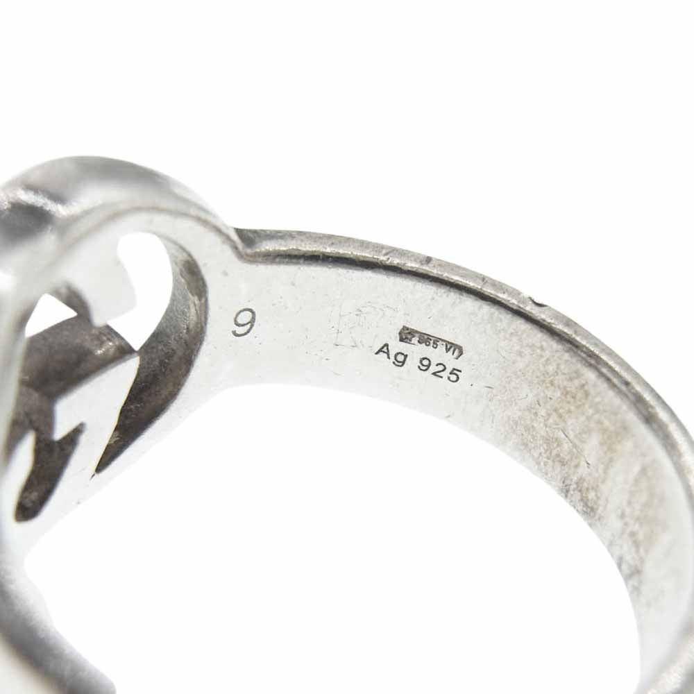 GUCCI グッチ インターロッキングG GG リング シルバー系 8号【中古】