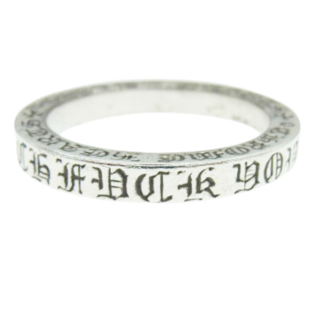 CHROME HEARTS クロムハーツ（原本無） 3mm SPACER FUCK YOU スペーサー ファックユー リング シルバー系 20号【中古】