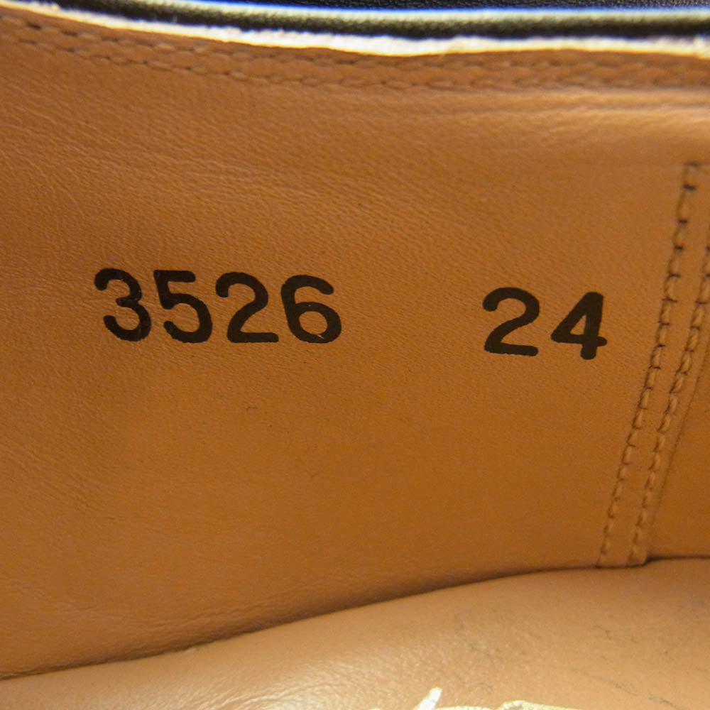 SCOTCH GRAIN スコッチグレイン 3526 ASSURANCE アシュランス ブーツ ビジネス ドレス レザー シューズ 革靴 ブラック ブラック系 24【中古】