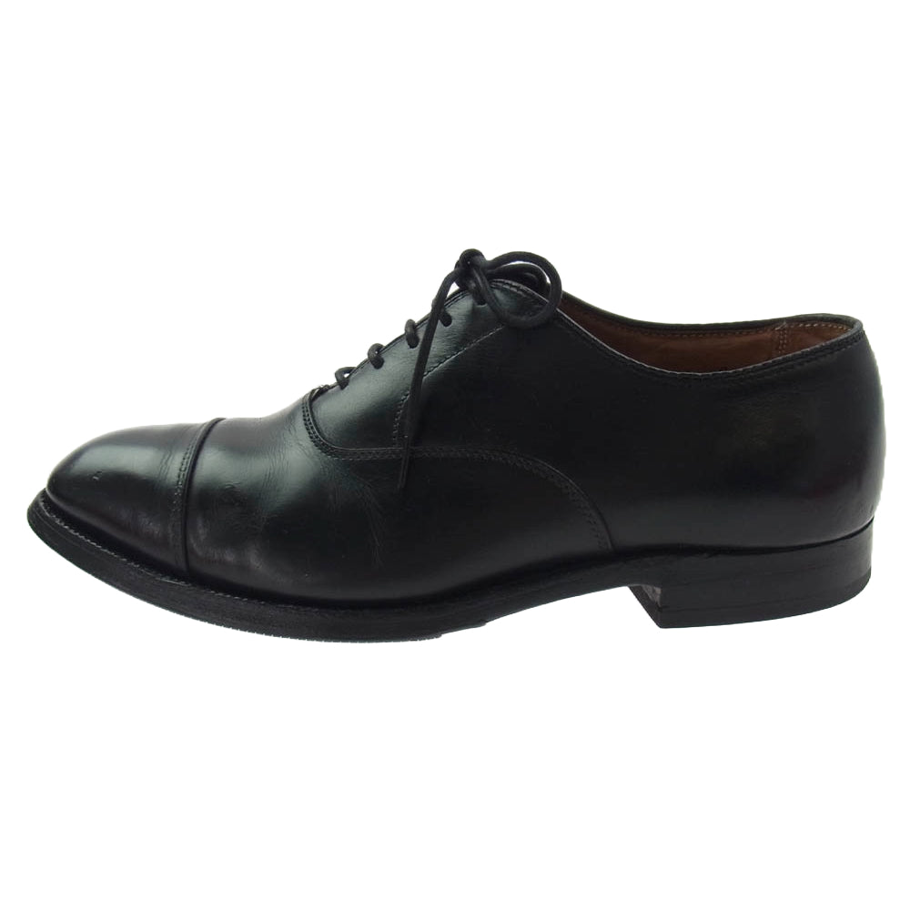 ALDEN オールデン 907 Balmoral Cap Toe Ox 内羽根 革靴 ストレートチップ レザー ビジネス シューズ ブラック系 7【中古】