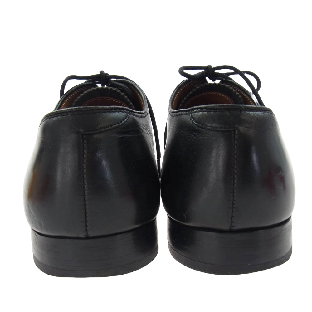 ALDEN オールデン 907 Balmoral Cap Toe Ox 内羽根 革靴 ストレートチップ レザー ビジネス シューズ ブラック系 7【中古】