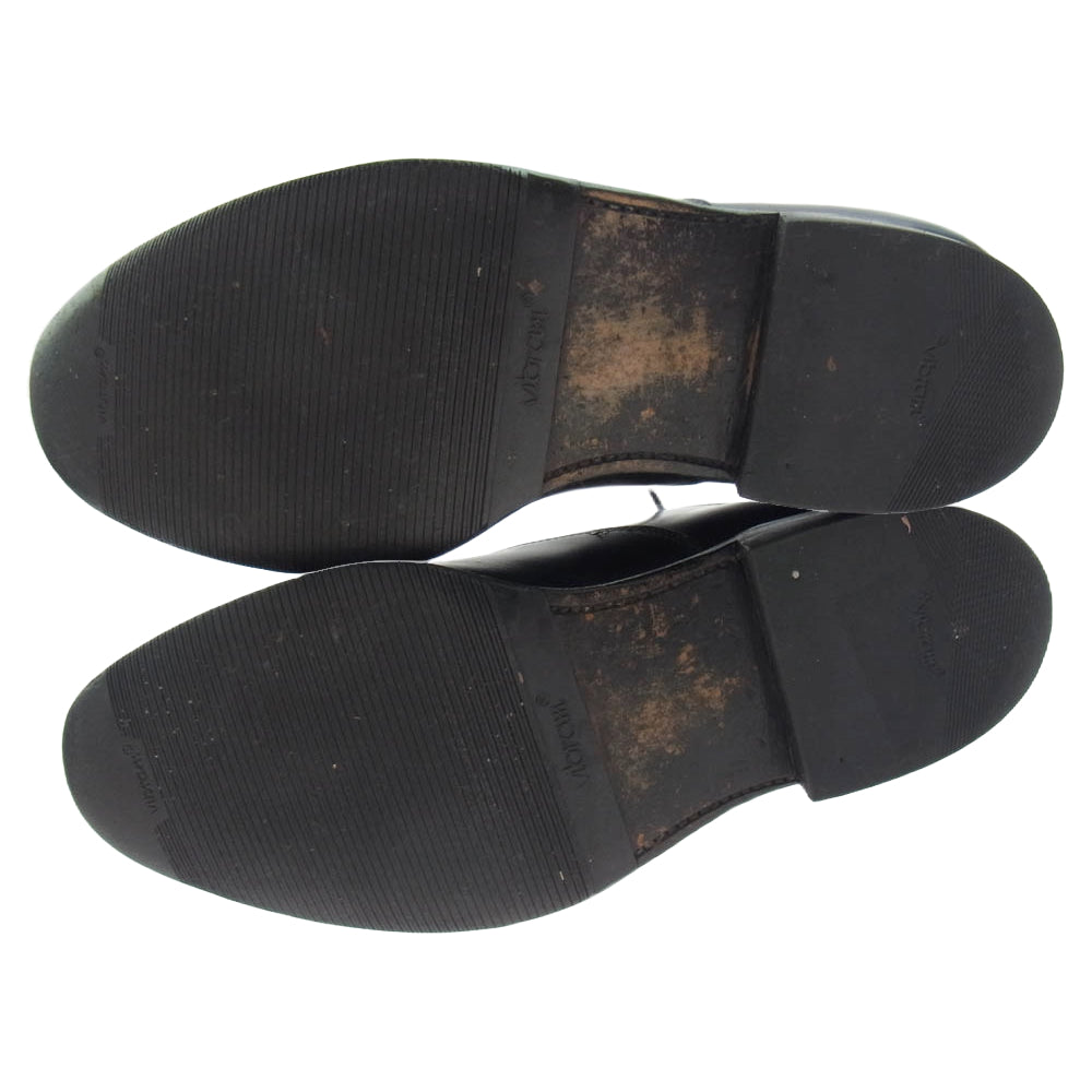 ALDEN オールデン 907 Balmoral Cap Toe Ox 内羽根 革靴 ストレートチップ レザー ビジネス シューズ ブラック系 7【中古】