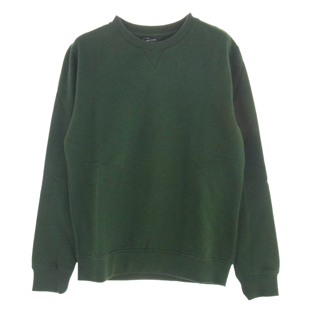 A.P.C. アーペーセー クルーネック コットン スウェット グリーン系 S【中古】