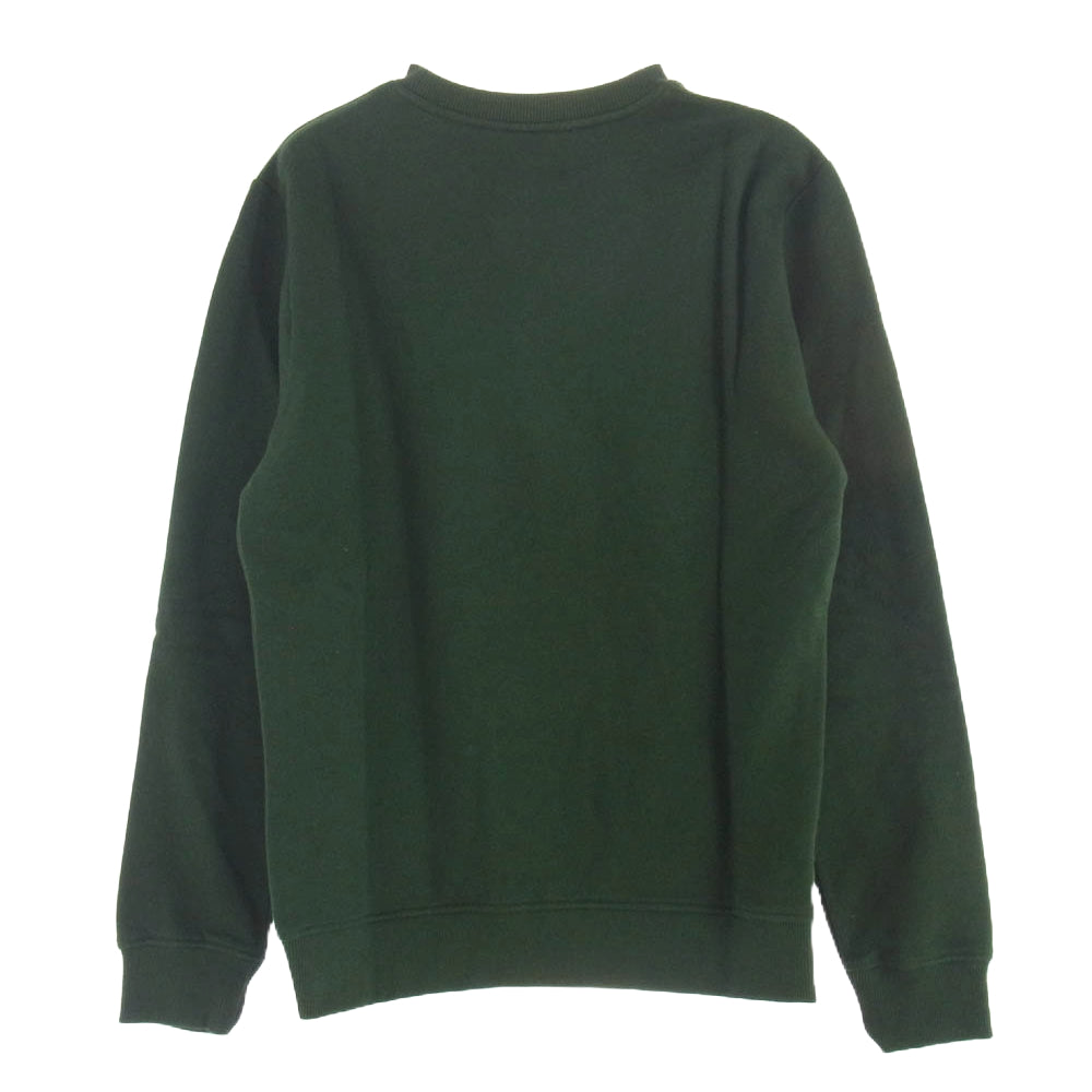 A.P.C. アーペーセー クルーネック コットン スウェット グリーン系 S【中古】