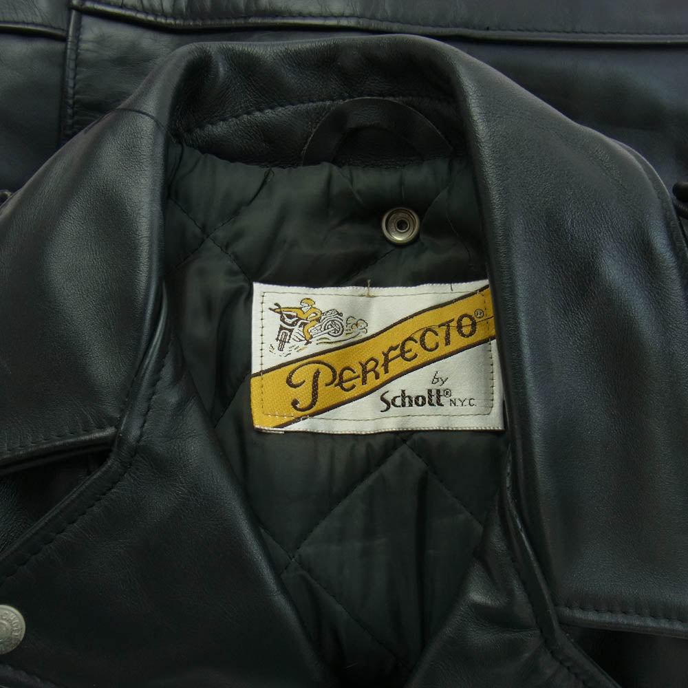 schott ショット USA製 バイカータグ 618 レザー ダブルライダース