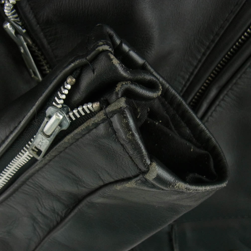 schott ショット USA製 バイカータグ 618 レザー ダブルライダース 