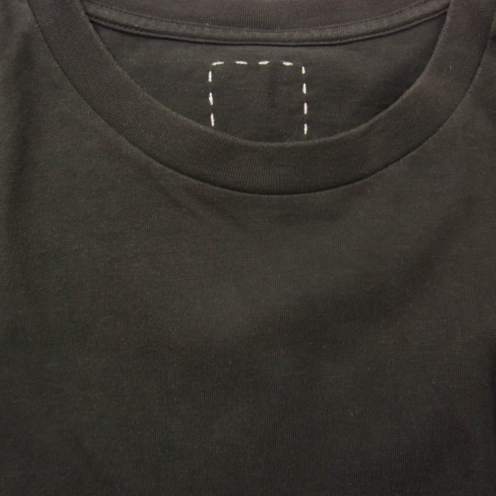 VISVIM ビズビム 18SS 0118105010038 JUMBO TEE S/S STENCIL ジャンボ 半袖 Tシャツ ショートスリーブ ステンシル ブラック系 3【中古】