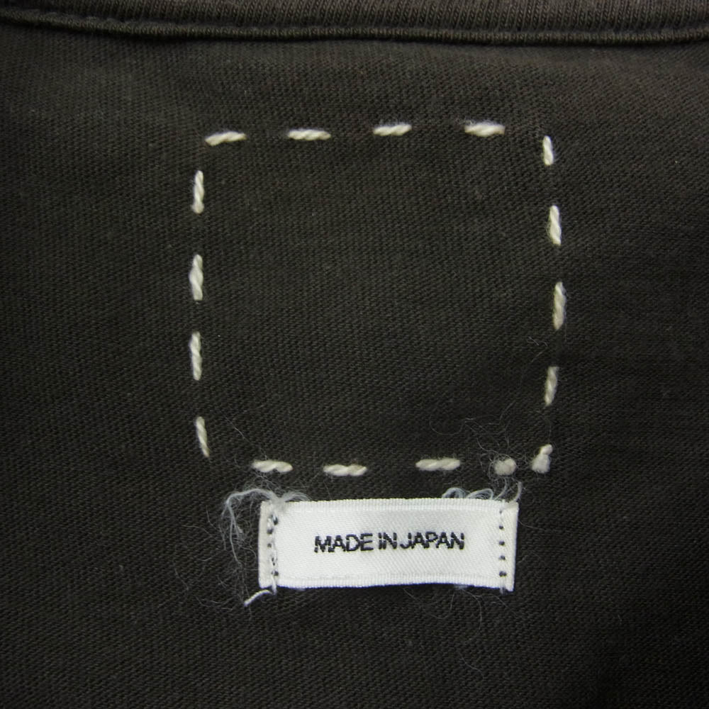 VISVIM ビズビム 18SS 0118105010038 JUMBO TEE S/S STENCIL ジャンボ 半袖 Tシャツ ショートスリーブ ステンシル ブラック系 3【中古】