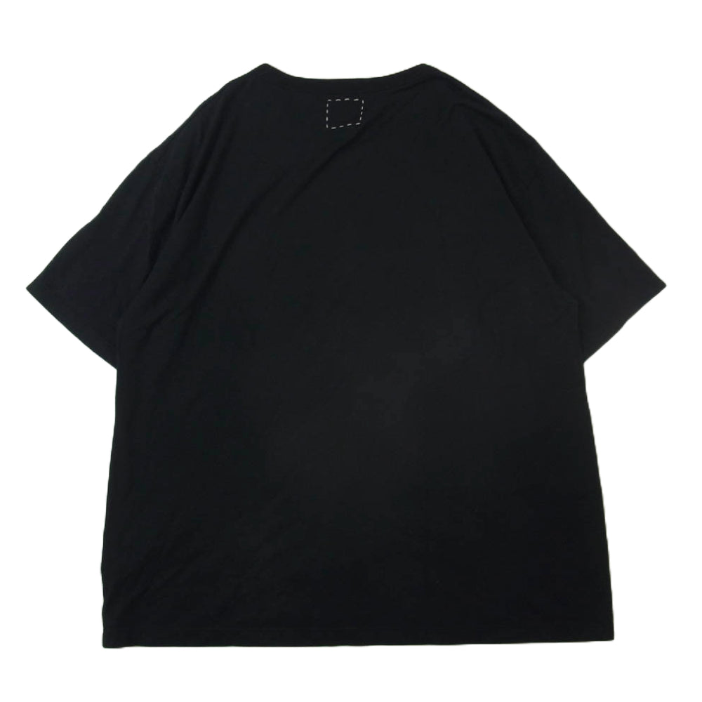 VISVIM ビズビム 19SS 0119205010002 ULTIMATE JUMBO TEE S/S 海島綿 アルティメット ジャンボ クルーネック ショートスリーブ 半袖 Tシャツ ブラック 3 ブラック系 3【中古】
