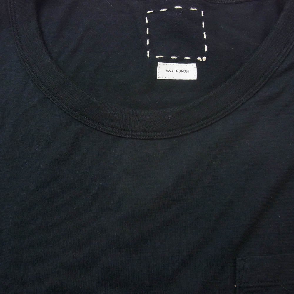 VISVIM ビズビム 19SS 0119205010002 ULTIMATE JUMBO TEE S/S 海島綿 アルティメット ジャンボ クルーネック ショートスリーブ 半袖 Tシャツ ブラック 3 ブラック系 3【中古】