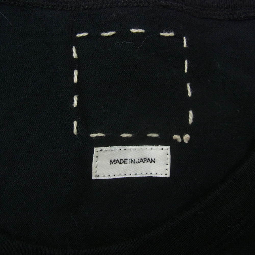 VISVIM ビズビム 19SS 0119205010002 ULTIMATE JUMBO TEE S/S 海島綿 アルティメット ジャンボ クルーネック ショートスリーブ 半袖 Tシャツ ブラック 3 ブラック系 3【中古】