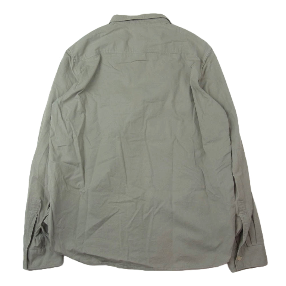 VISVIM ビズビム 18SS 0118105011004 1910 Lightning Shirt ライトニング 長袖 刺繍 シャツ グレー系 2【中古】