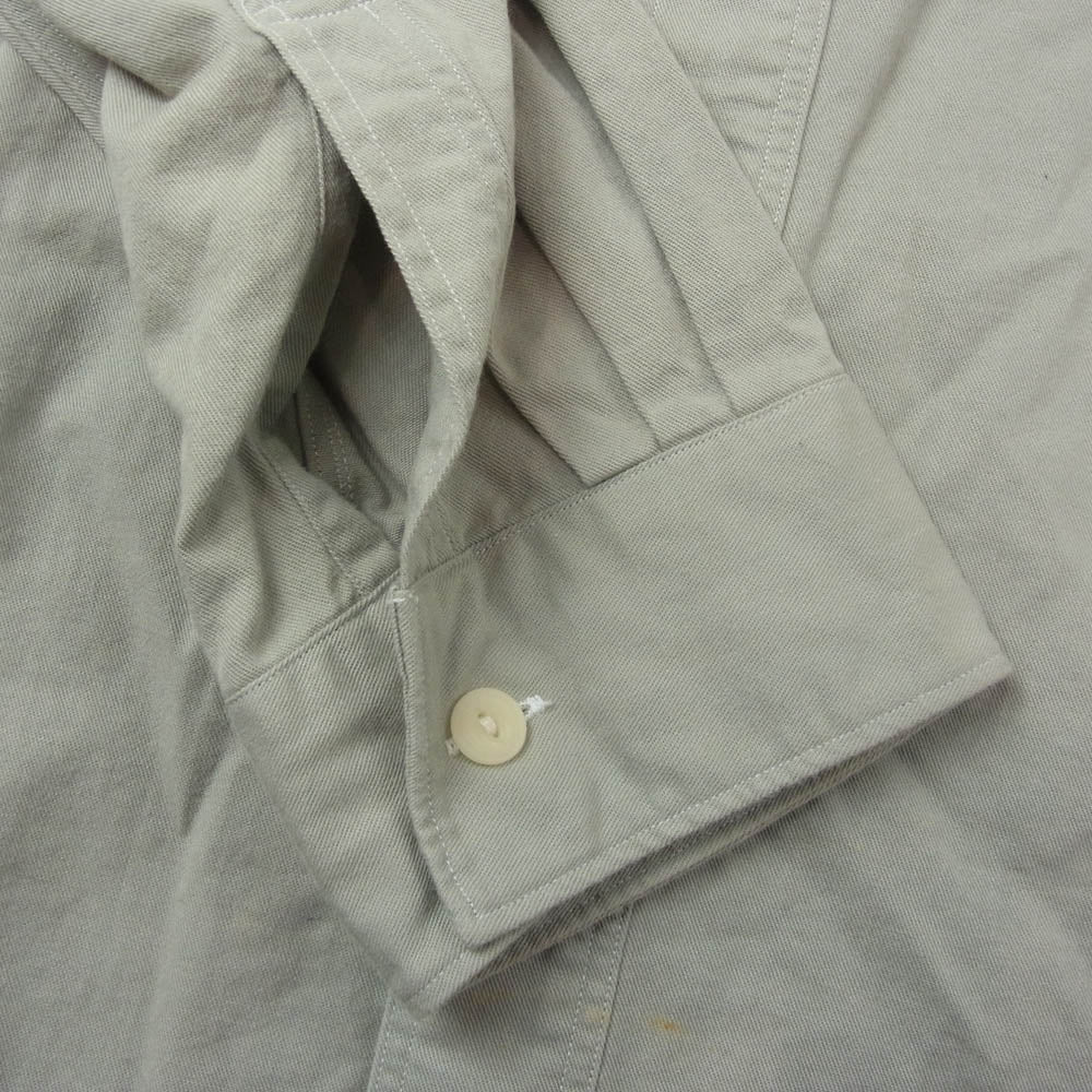 VISVIM ビズビム 18SS 0118105011004 1910 Lightning Shirt ライトニング 長袖 刺繍 シャツ グレー系 2【中古】