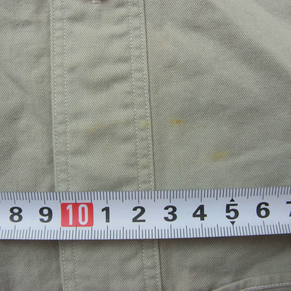 VISVIM ビズビム 18SS 0118105011004 1910 Lightning Shirt ライトニング 長袖 刺繍 シャツ グレー系 2【中古】