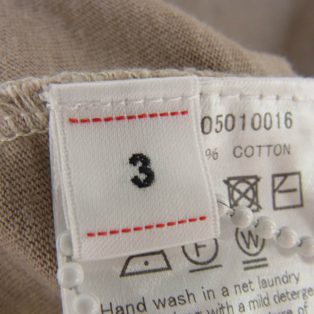 VISVIM ビズビム 19AW 0119205010016 AMPLUS TEE S/S UNEVEN DYE アンプラス 半袖 Tシャツ グレー系 3【中古】