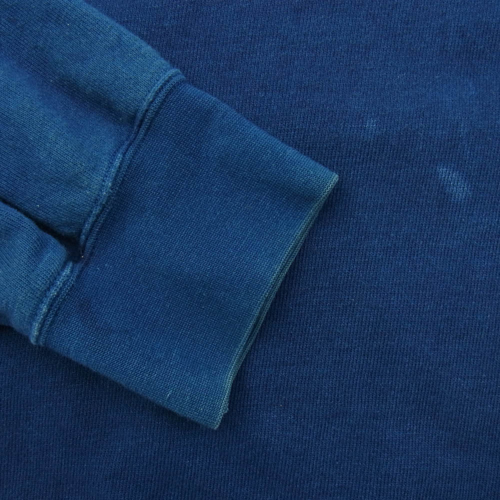 VISVIM ビズビム 18AW 0218905010001 ICT indigo dye Jumbo crew sweat L/S ジャンボ スウェット クルーネック スウェット インディゴ 2 ネイビー系 2【中古】
