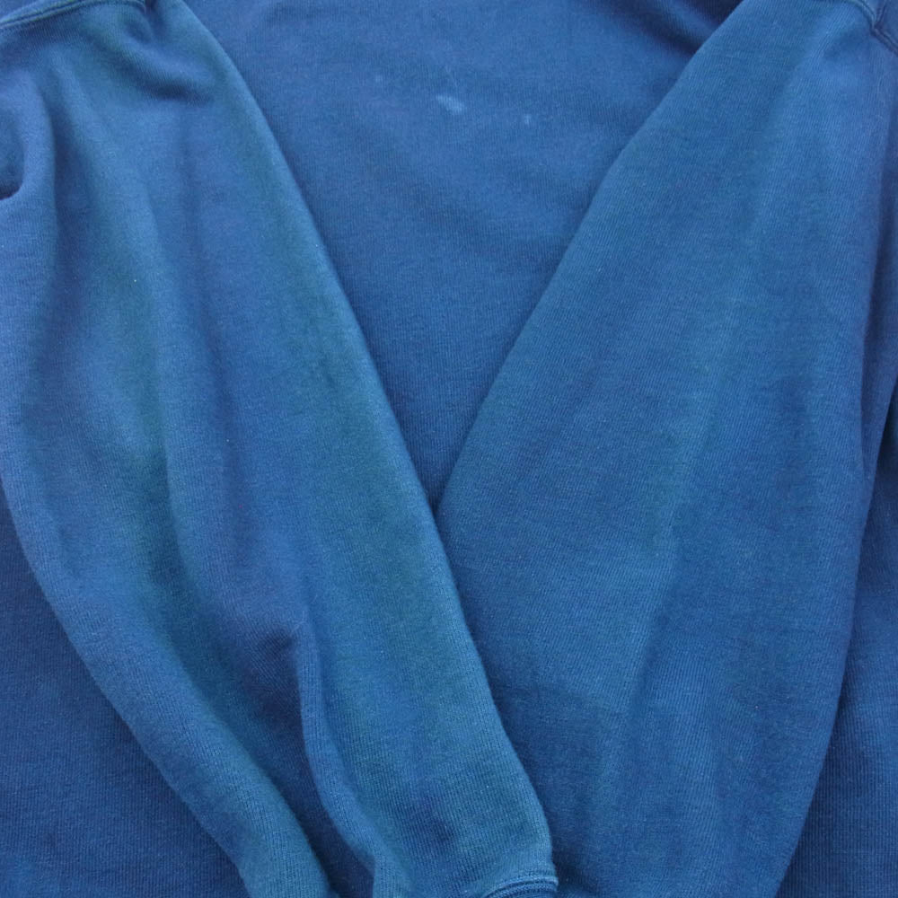 VISVIM ビズビム 18AW 0218905010001 ICT indigo dye Jumbo crew sweat L/S ジャンボ スウェット クルーネック スウェット インディゴ 2 ネイビー系 2【中古】