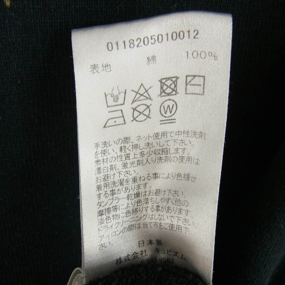 VISVIM ビズビム 18AW 0118205010012 JUMBO HOODIE ジャンボ フーディー スウェット パーカー ブラック 2 ブラック系 2【中古】