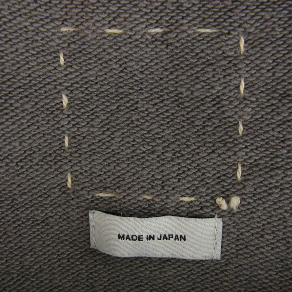 VISVIM ビズビム 17AW 0117205010017 JUMBO CREWNECK L/S VEGGIE DYE 草木染 ジャンボ クルーネック スウェット グレー系 2【中古】