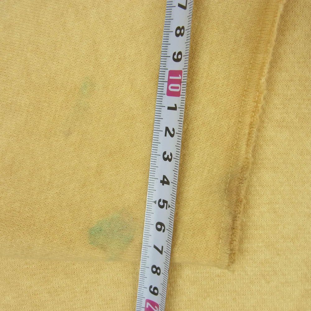 VISVIM ビズビム 21AW 0121205010010 JUMBO SWEAT 3/4 (UNEVEN DYE) ジャンボ 七分袖 スウェット イエロー系 3【中古】