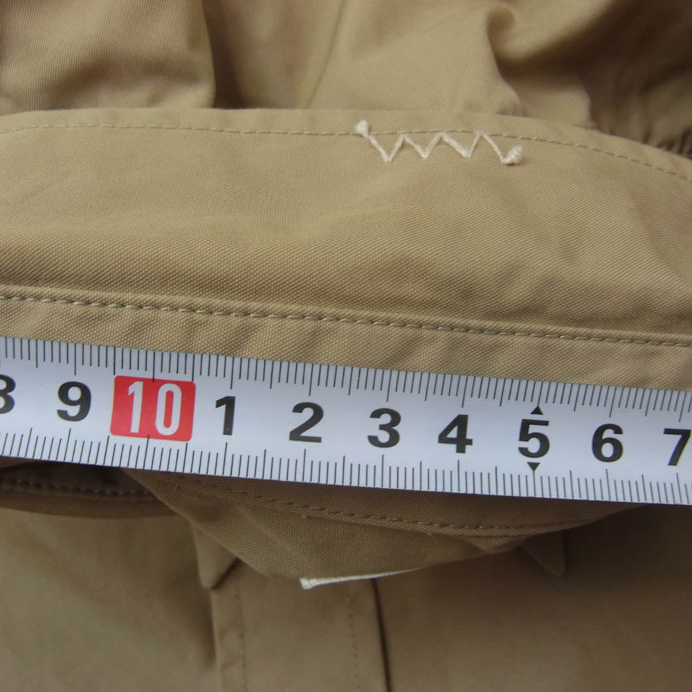 VISVIM ビズビム 19AW 0119205011022 USM ALBACORE SHIRT L/S 長袖 シャツ 星条旗 エルボーパッチ 長袖シャツ ブラウン 2 ベージュ系 2【中古】