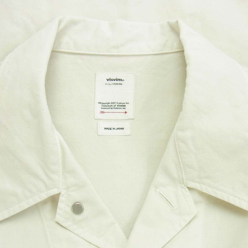 VISVIM ビズビム 0122205011014 WILCO SHIRT L/S ウェルコ 長袖 シャツ ホワイト系 2【中古】