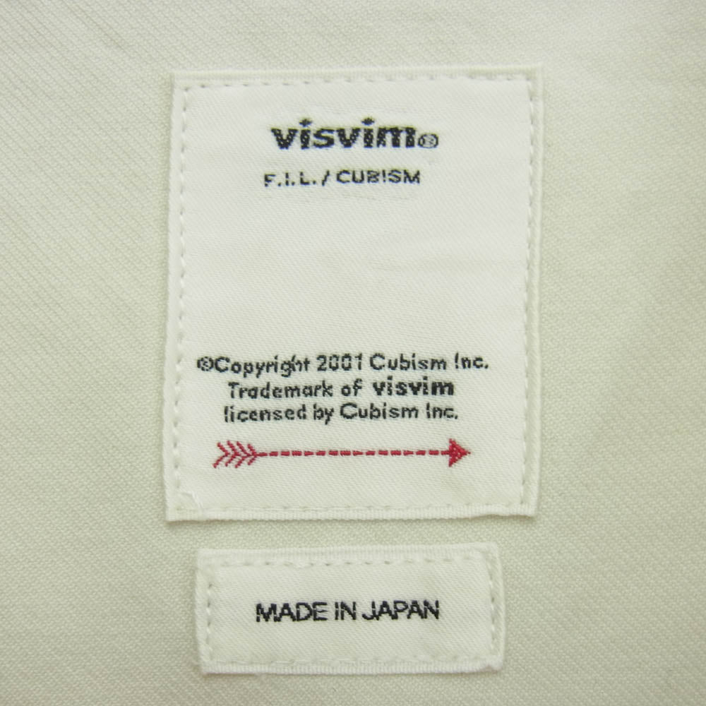 VISVIM ビズビム 0122205011014 WILCO SHIRT L/S ウェルコ 長袖 シャツ ホワイト系 2【中古】