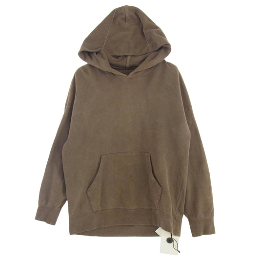 VISVIM ビズビム 17AW 0117105010012 JUMBO HOODIE P.O. (N.D.) ジャンボ フ－ディ プルオーバー スウェット パーカー ヴィンテージ USED 加工 ブラウン 2 ブラウン系 2【美品】【中古】
