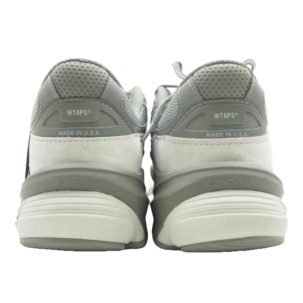 WTAPS ダブルタップス M990WT6 フェイクバスターズ鑑定済 New Balance ニューバランス 990V6 スエード メッシュ スニーカー グレー系 27.5cm【中古】