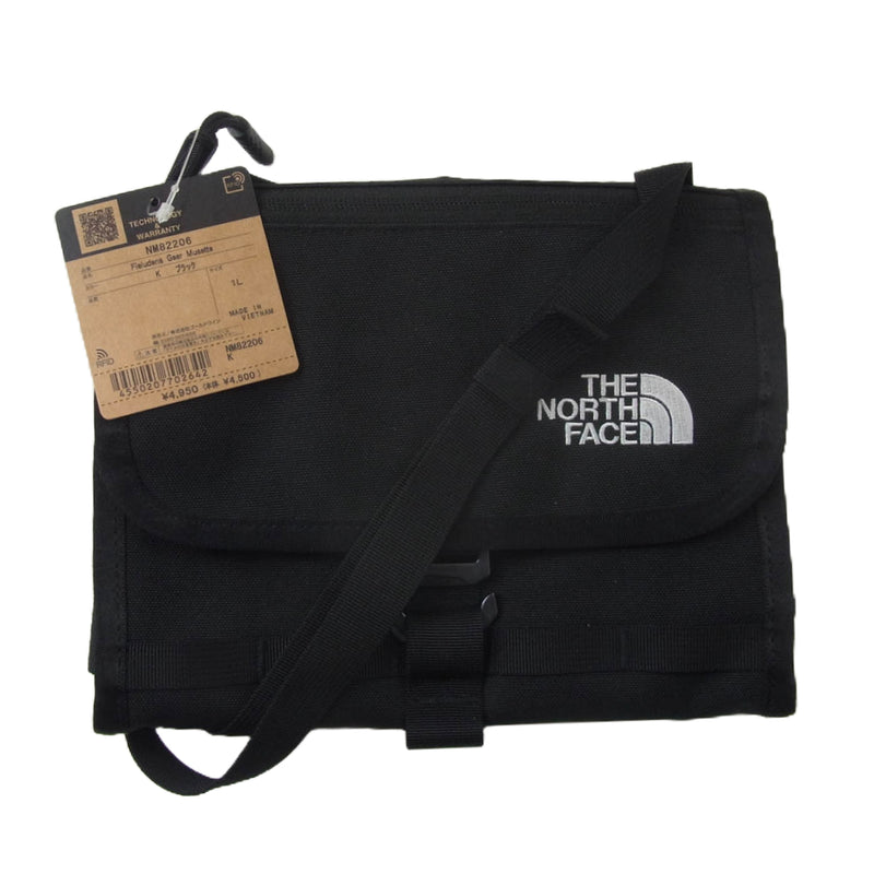 THE NORTH FACE ノースフェイス NM82206 フィルデンス ギアミュゼット ショルダーバッグ ポーチ サコッシュ ブラック系【極上美品】【中古】