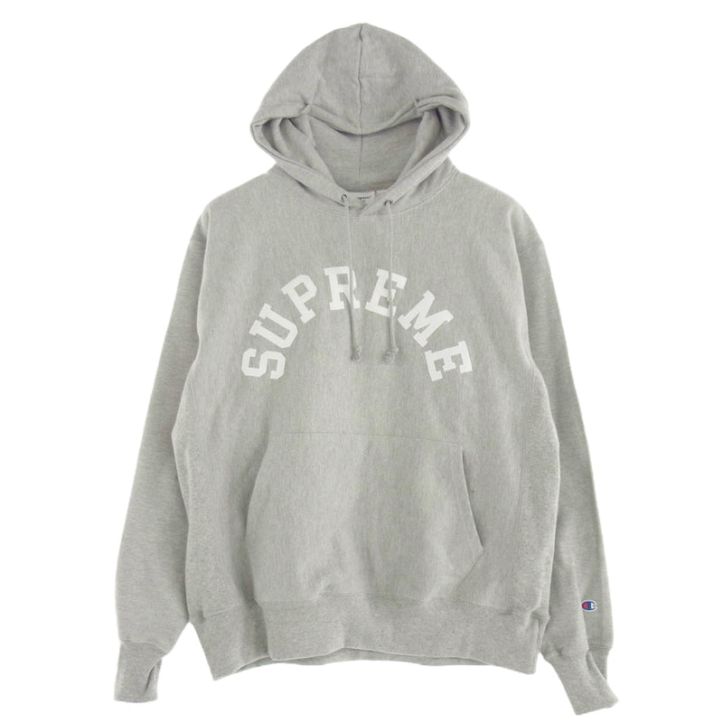 Supreme シュプリーム 25SS × Champion Hooded Sweatshirt Heather Grey チャンピオン フーデット パーカー ヘザー グレー グレー系 XL【新古品】【未使用】【中古】