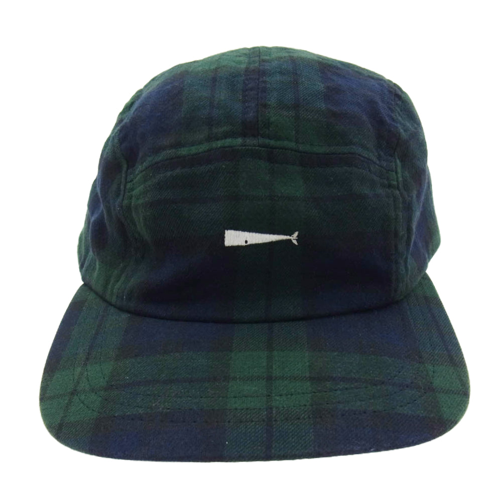 DESCENDANT ディセンダント 5PANEL CAP チェック柄 5パネル キャップ グリーン系【中古】