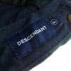 DESCENDANT ディセンダント 5PANEL CAP チェック柄 5パネル キャップ グリーン系【中古】