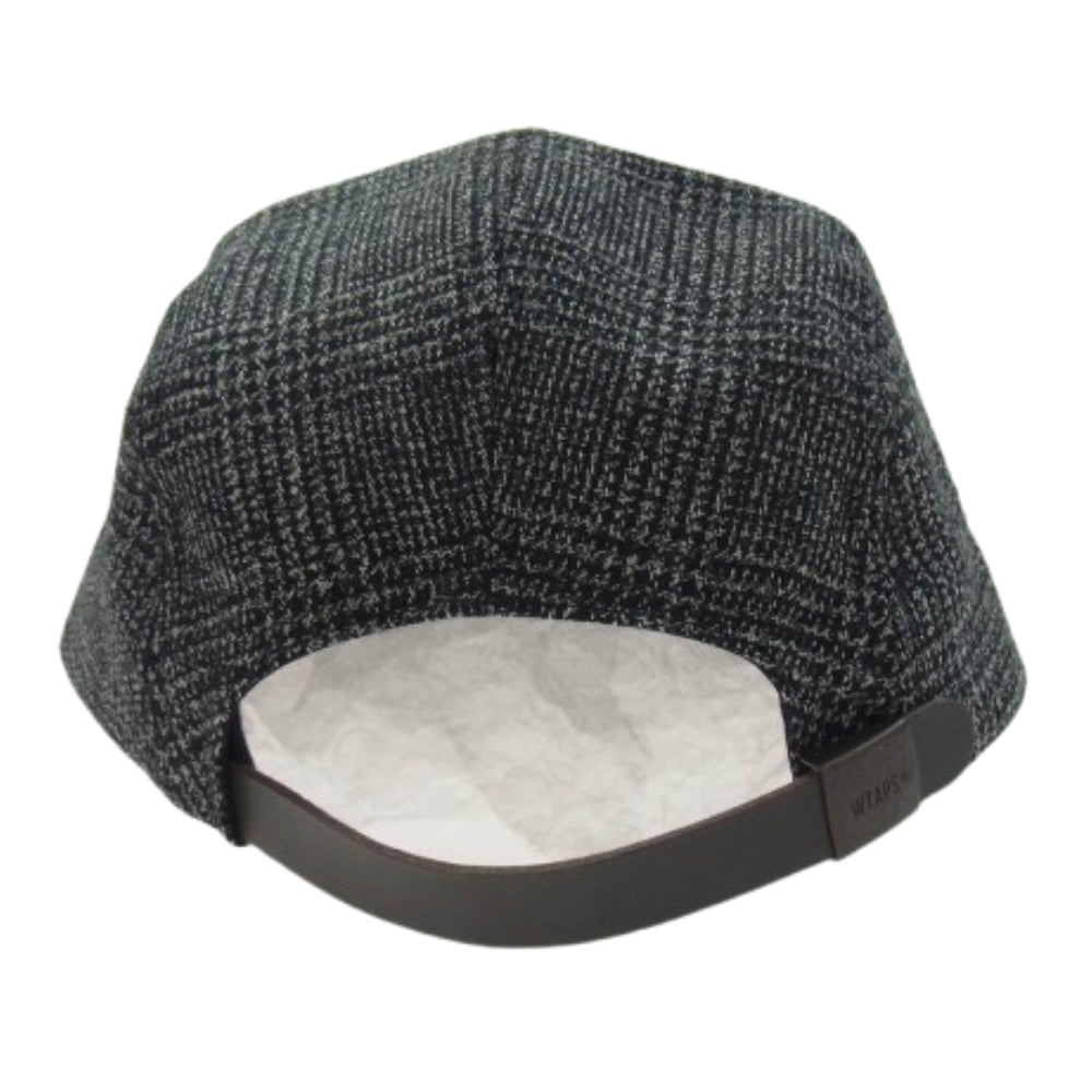 WTAPS ダブルタップス 20AW 202HCDT-HT03 T-5 CAP WOOL TWEED TEXTILE ウール ツイード キャップ ブラック系【中古】