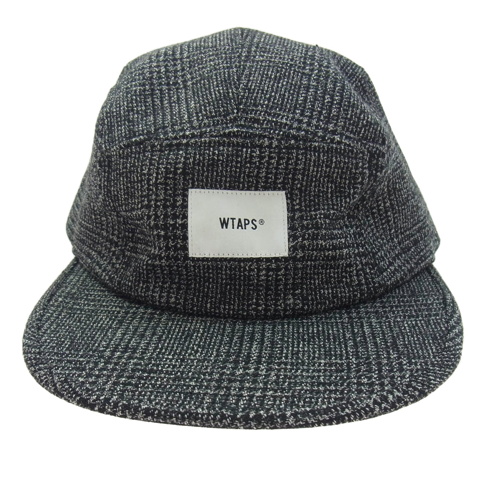 WTAPS ダブルタップス 20AW 202HCDT-HT03 T-5 CAP WOOL TWEED TEXTILE ウール ツイード キャップ ブラック系【中古】