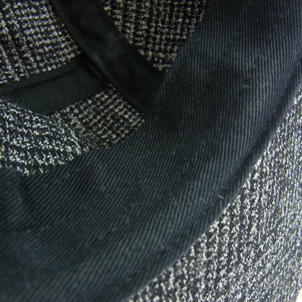 WTAPS ダブルタップス 20AW 202HCDT-HT03 T-5 CAP WOOL TWEED TEXTILE ウール ツイード キャップ ブラック系【中古】