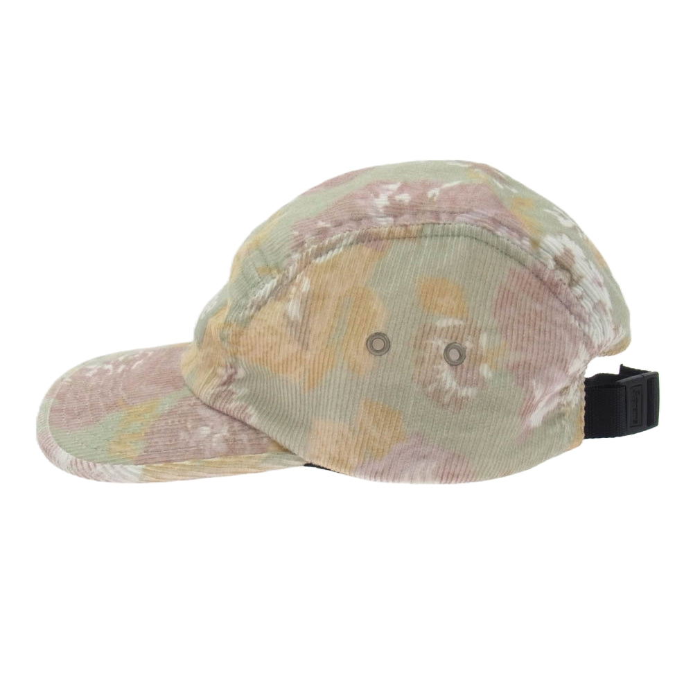 Supreme シュプリーム 24SS Corduroy Pocket Camp Cap Floral コーデュロイ ポケット キャンプ キャップ フローラル 総柄 マルチカラー系【美品】【中古】