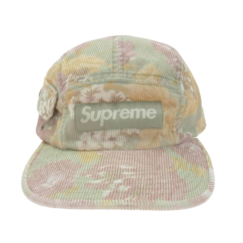 Supreme シュプリーム 24SS Corduroy Pocket Camp Cap Floral コーデュロイ ポケット キャンプ キャップ フローラル 総柄 マルチカラー系【美品】【中古】