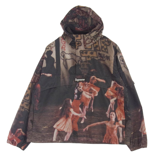 Supreme シュプリーム 25SS Reflective Ripstop Anorak リフレクティブ リップストップ ナイロン アノラック ブラック系 マルチカラー系 XL【新古品】【未使用】【中古】