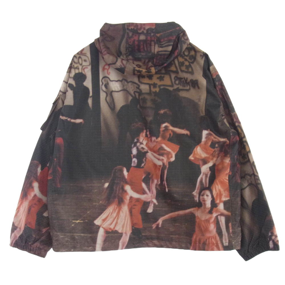 Supreme シュプリーム 25SS Reflective Ripstop Anorak リフレクティブ リップストップ ナイロン アノラック ブラック系 マルチカラー系 XL【新古品】【未使用】【中古】