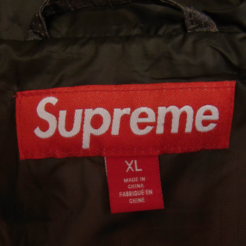 Supreme シュプリーム 25SS Reflective Ripstop Anorak リフレクティブ リップストップ ナイロン アノラック ブラック系 マルチカラー系 XL【新古品】【未使用】【中古】