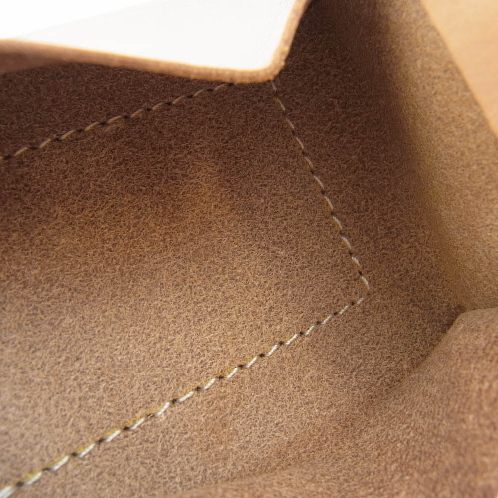 Hender Scheme エンダースキーマ trifold wallet ウォレット 三つ折り 財布 レザー ベージュ系【中古】