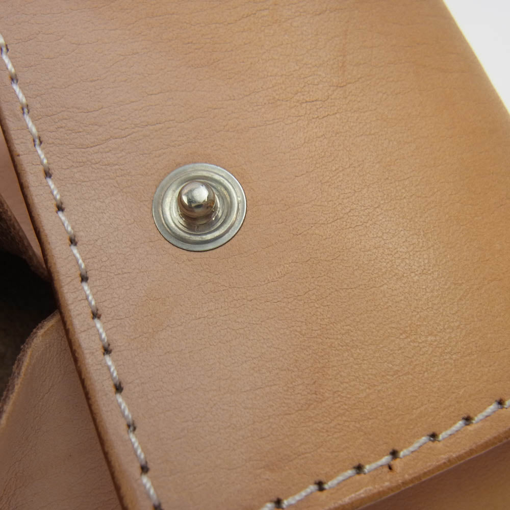 Hender Scheme エンダースキーマ trifold wallet ウォレット 三つ折り 財布 レザー ベージュ系【中古】