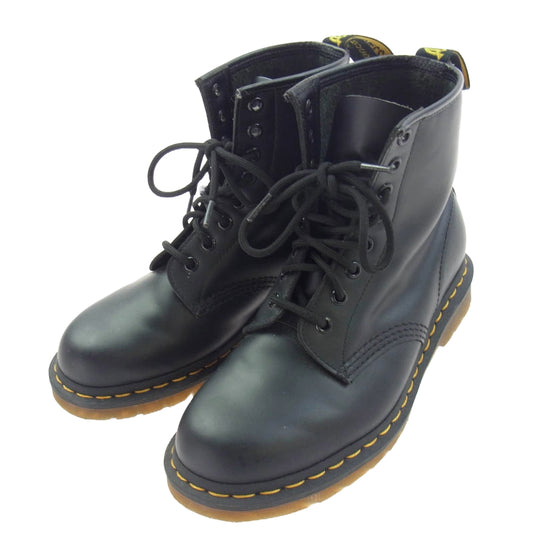 Dr.Martens ドクターマーチン 1460 8ホール レースアップ レザー ブーツ ブラック系 UK6【中古】